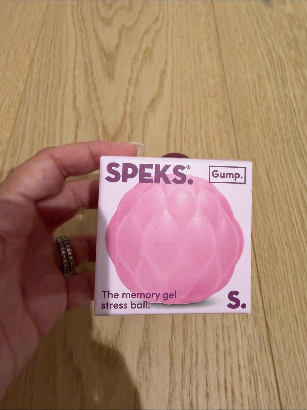 Gump Pink Memory Gel Stress Ball - Kids Toy
